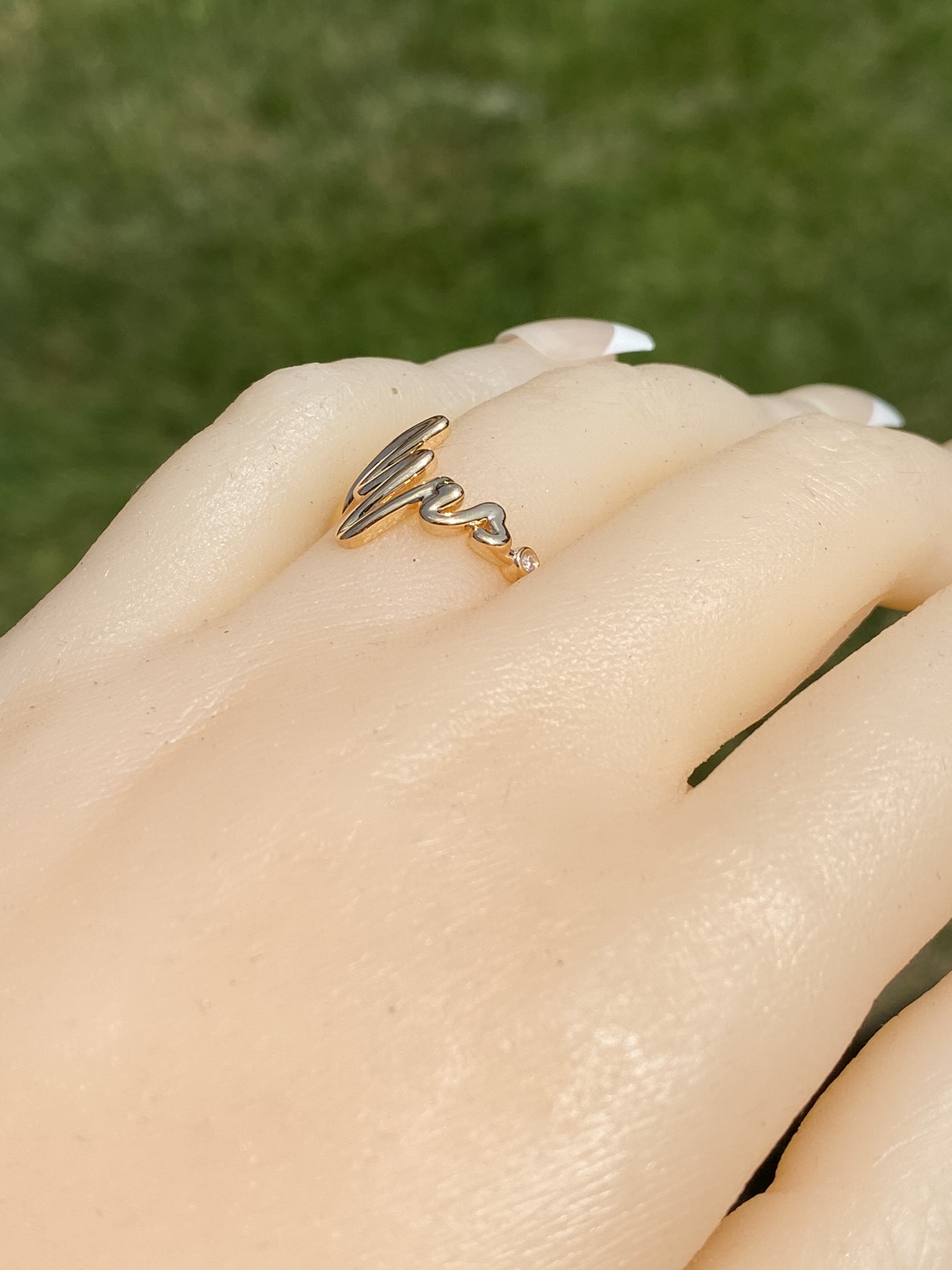 SOLD - The Heart: Ladies Hearts on Fire Yellow Gold Mrs. Ring - Image 11