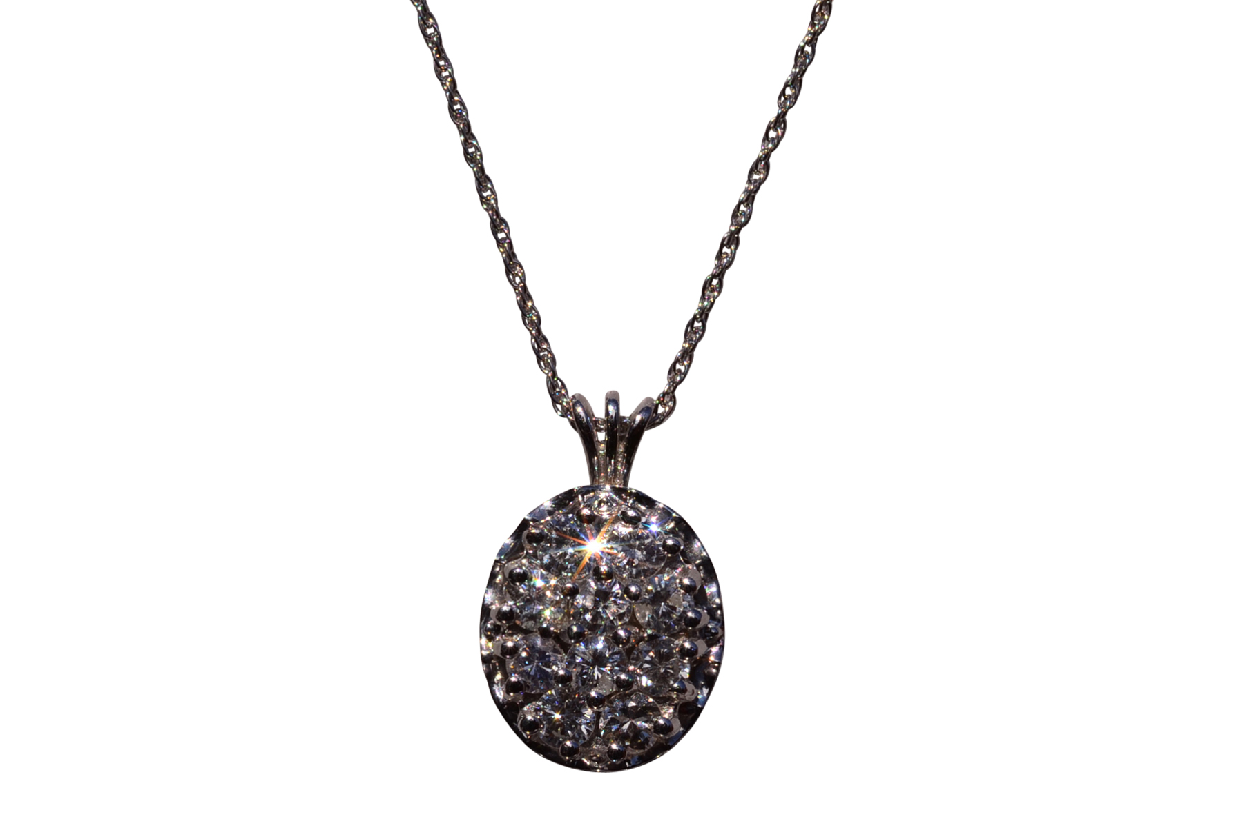 The 39th Street: Mid Century Mystery Natural Diamond Necklace