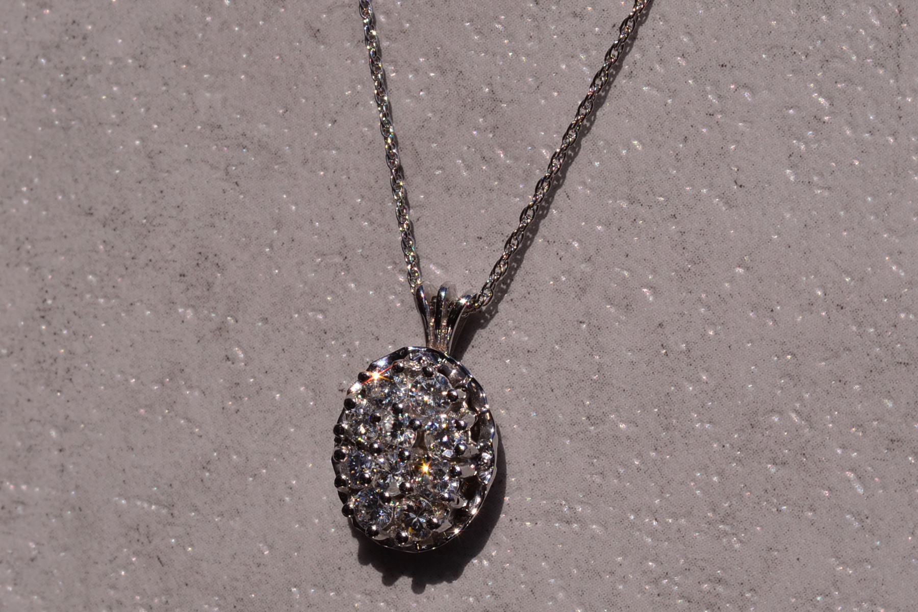 The 39th Street: Mid Century Mystery Natural Diamond Necklace - Image 3