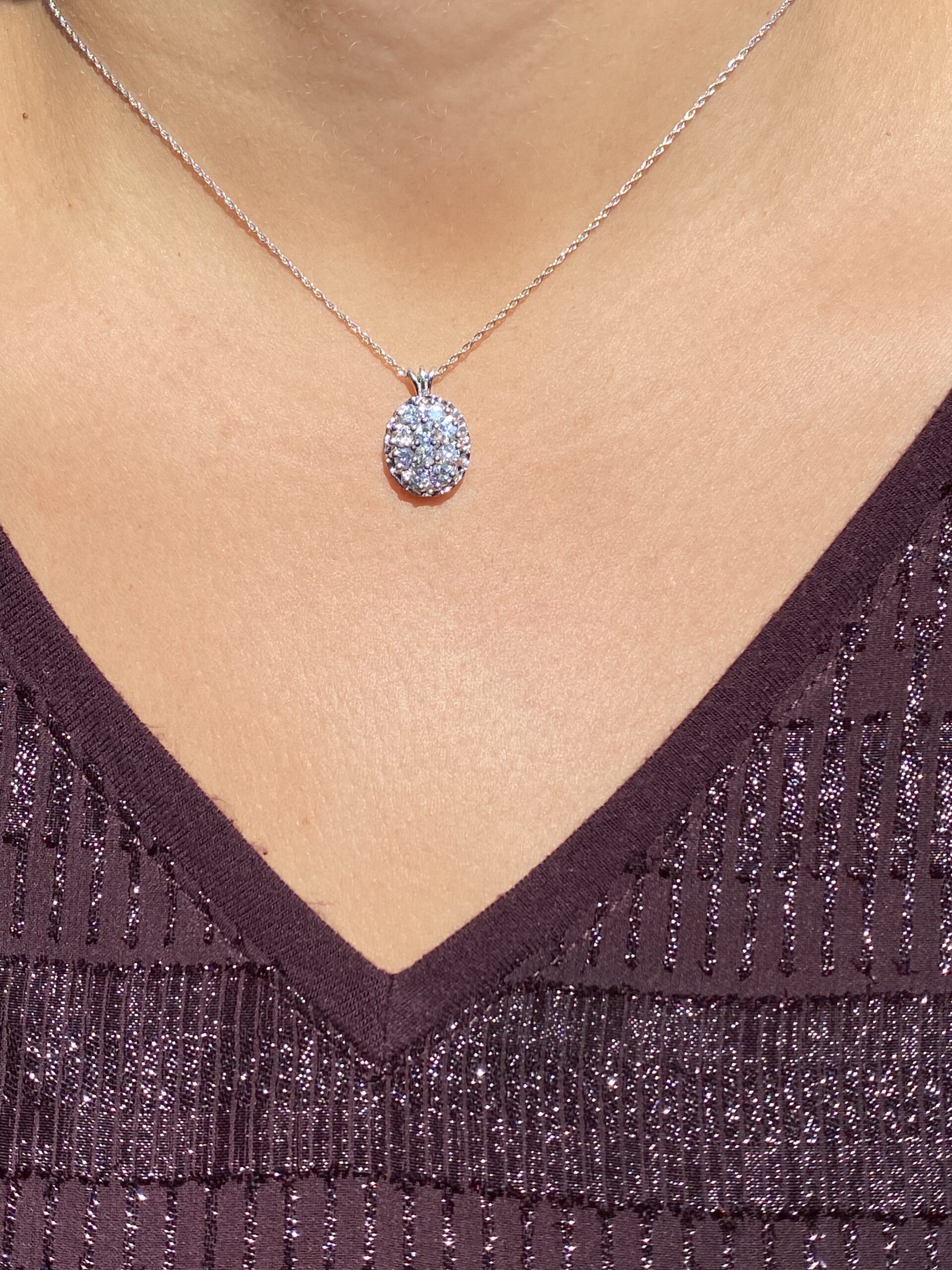 The 39th Street: Mid Century Mystery Natural Diamond Necklace - Image 4