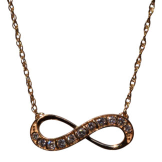 SOLD - The 26th Street: Eternity Necklace in Yellow Gold with Diamonds