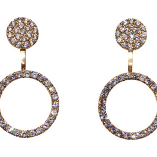The 200th Street: Convertible Earrings in Yellow Gold