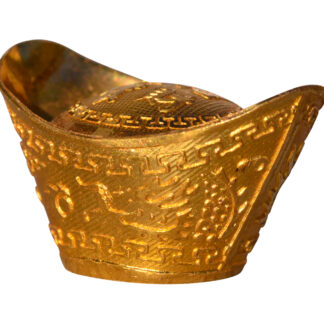 The Feng shui: Chow Thai Fook Wealth Ingot Yuan Bao in 999 24 Karat Gold