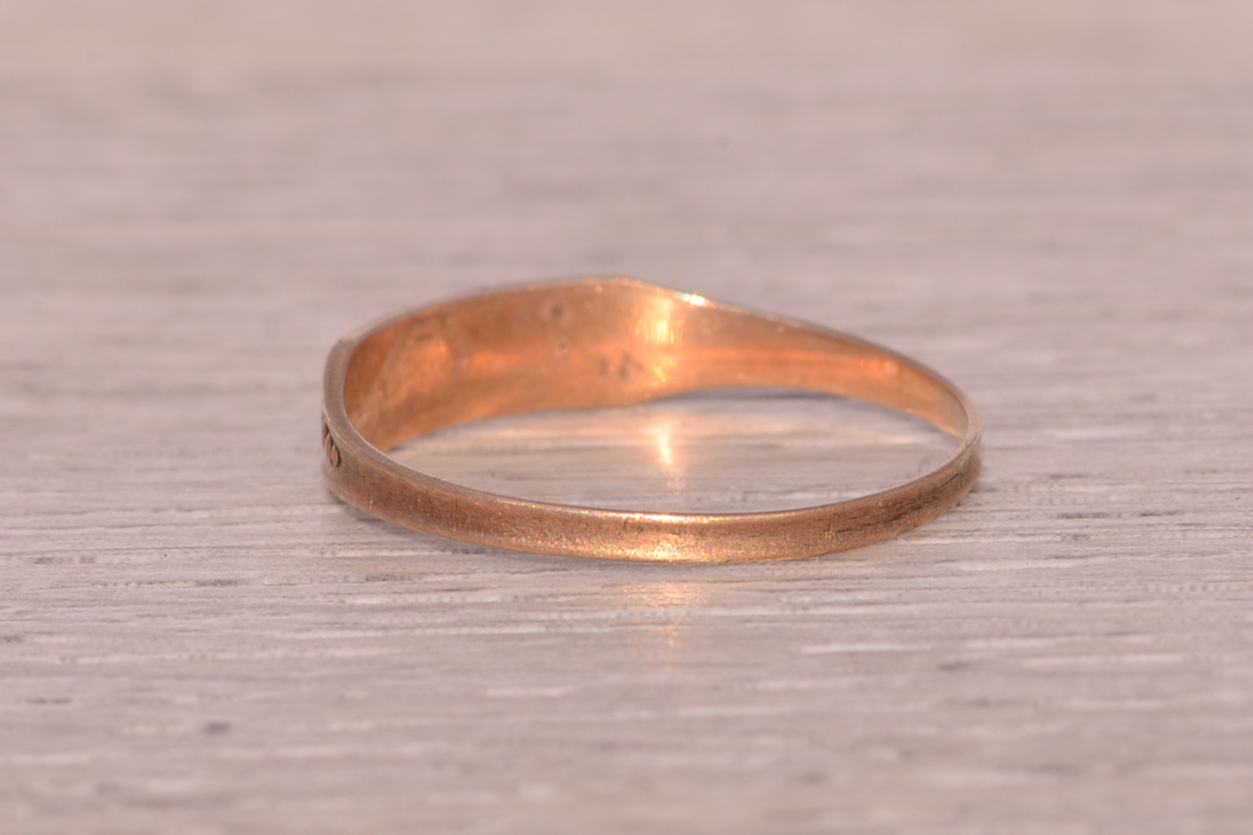 The Victorian Elegance: Natural Seed Pearl Ring in Rose Gold - Image 3