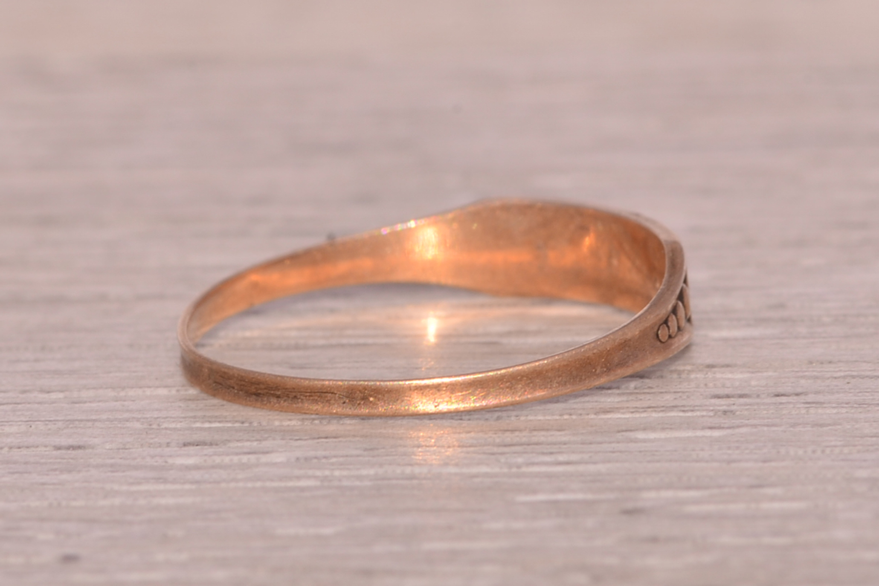 The Victorian Elegance: Natural Seed Pearl Ring in Rose Gold - Image 5
