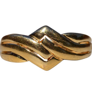 SOLD - Le Crescenta: French Lovers Ring in Yellow Gold