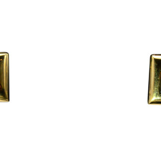 SOLD - The Gulfport: Natural Australian Bolder Opal and Diamond Earrings in Yellow Gold