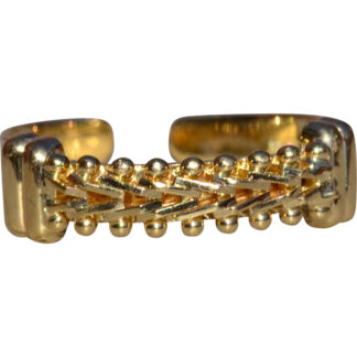 SOLD - The Ruscom:  Ladies 14K Yellow Gold Mid Finger Ring or Toe Ring