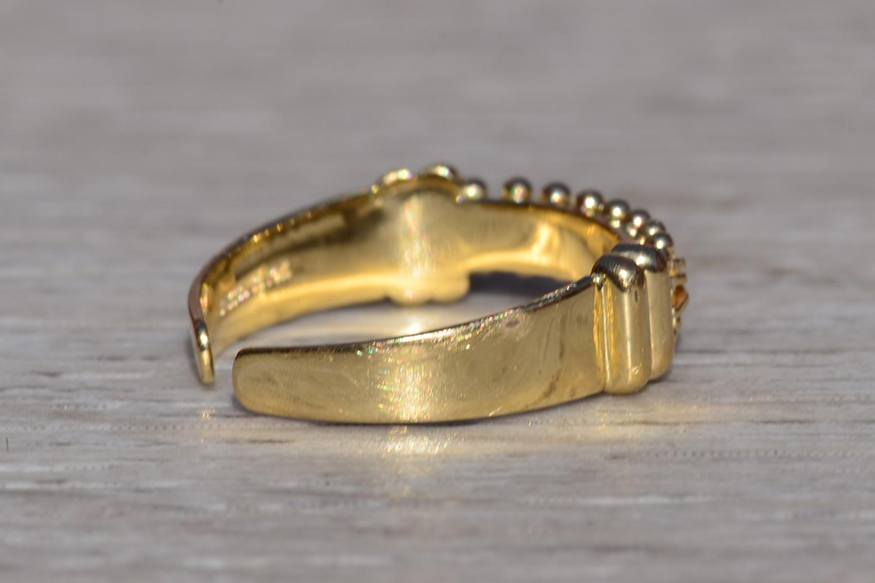 SOLD - The Ruscom: Ladies 14K Yellow Gold Mid Finger Ring or Toe Ring - Image 6