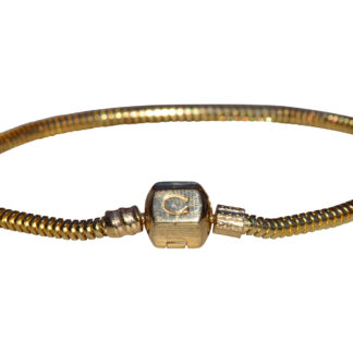 The Listowel:  Ladies Vintage Chamilia Charm Bracelet in 14K Yellow Gold