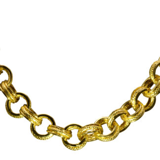SOLD - The Metairie:  Ladies Italian Made 14K Yellow Gold Cable Style Necklace