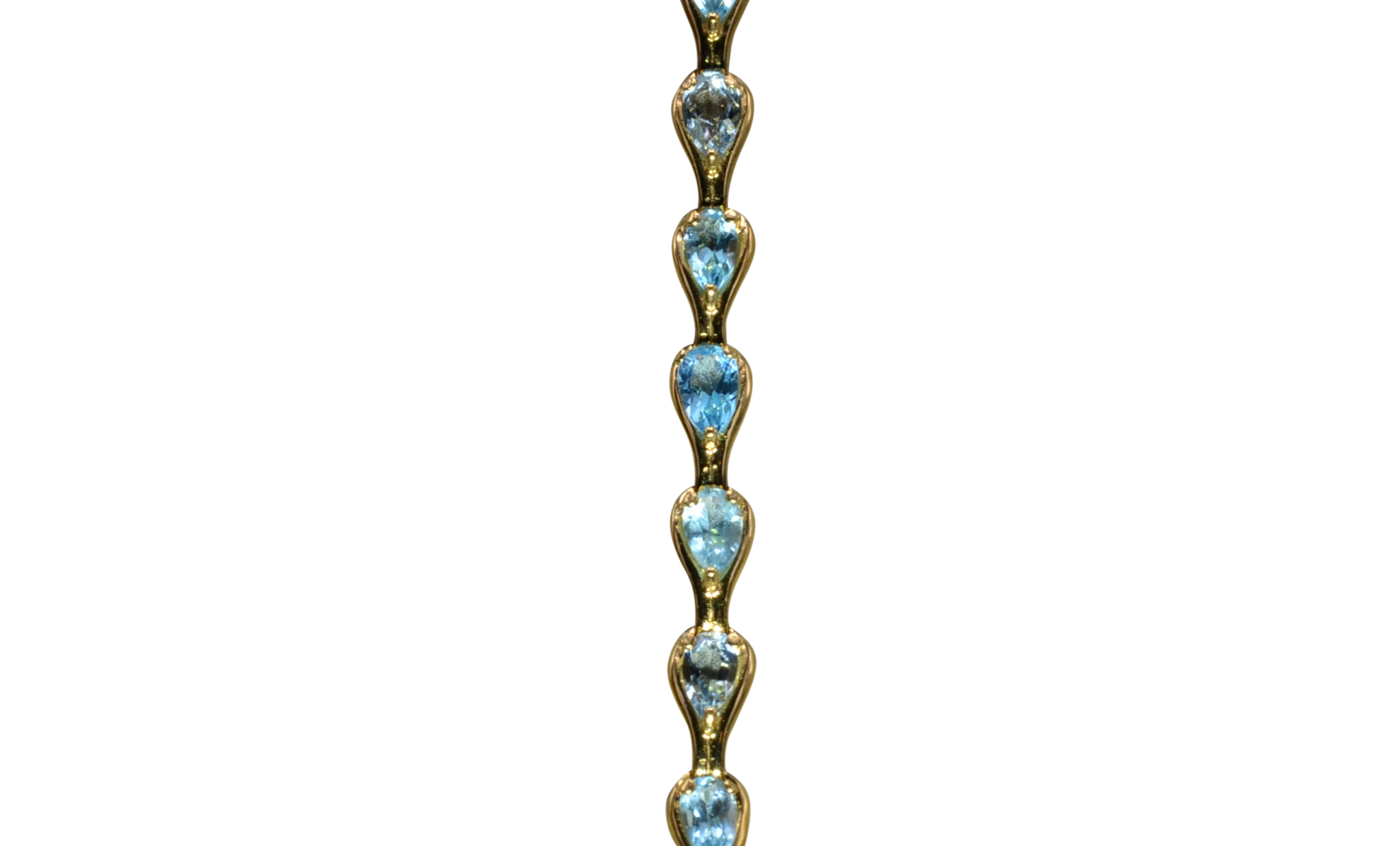 SOLD - The Ossun: Ladies 14K Gold Gem Set Bracelet set with Topaz