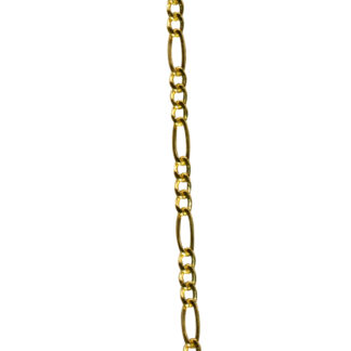 The Reseda:  Simple Figaro Bracelet in Yellow Gold