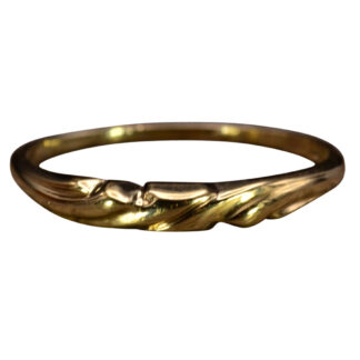 SOLD - The Port Barre:  Ladies 14K Yellow Gold Exquisite Signed Band