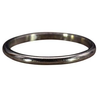 The Montebello: Men's Thin Platinum Wedding Band