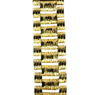 SOLD - The Folly Beach:  Ladies 14K Italian Made Two Tone Gold Bracelet