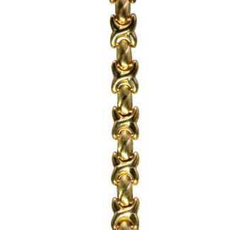 SOLD - The Corvallis Beach:  Ladies Vintage 14K Yellow Gold Italian Made Bracelet