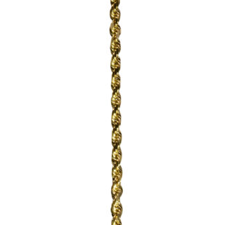SOLD - The Estacada:  Men's 14K Yellow Gold 9 Inch Rope Bracelet