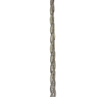 SOLD - The Hahnville:  Ladies 14K White Gold Braided Bracelet
