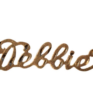 The Debbie: Ladies Custom Debbie Nameplate Necklace