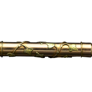 SOLD - The Cleveland:  Antique Rose Gold Filled and Green Gold Mechanical Pencil Pendant