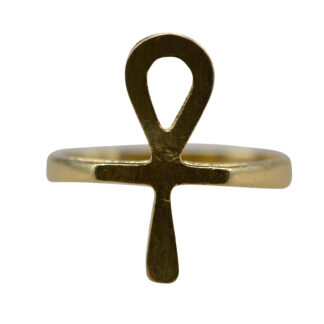 The Alcona:  Ladies 14K Yellow Gold Mid Century Cocktail Ring