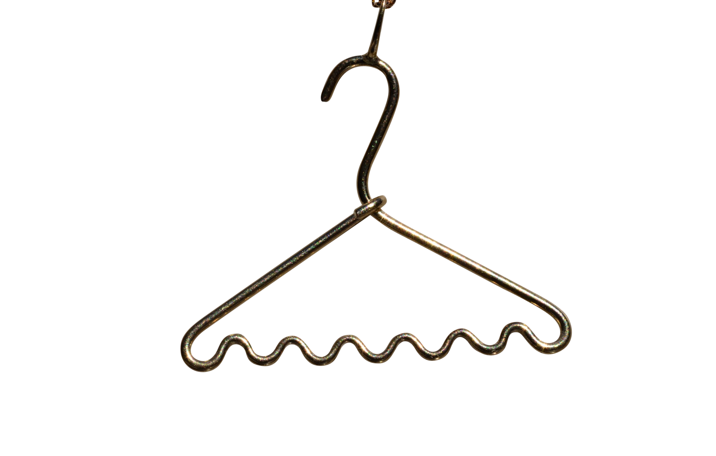 SOLD: The Calland: 14K Yellow Gold Hanger Charm Holder or Pendant