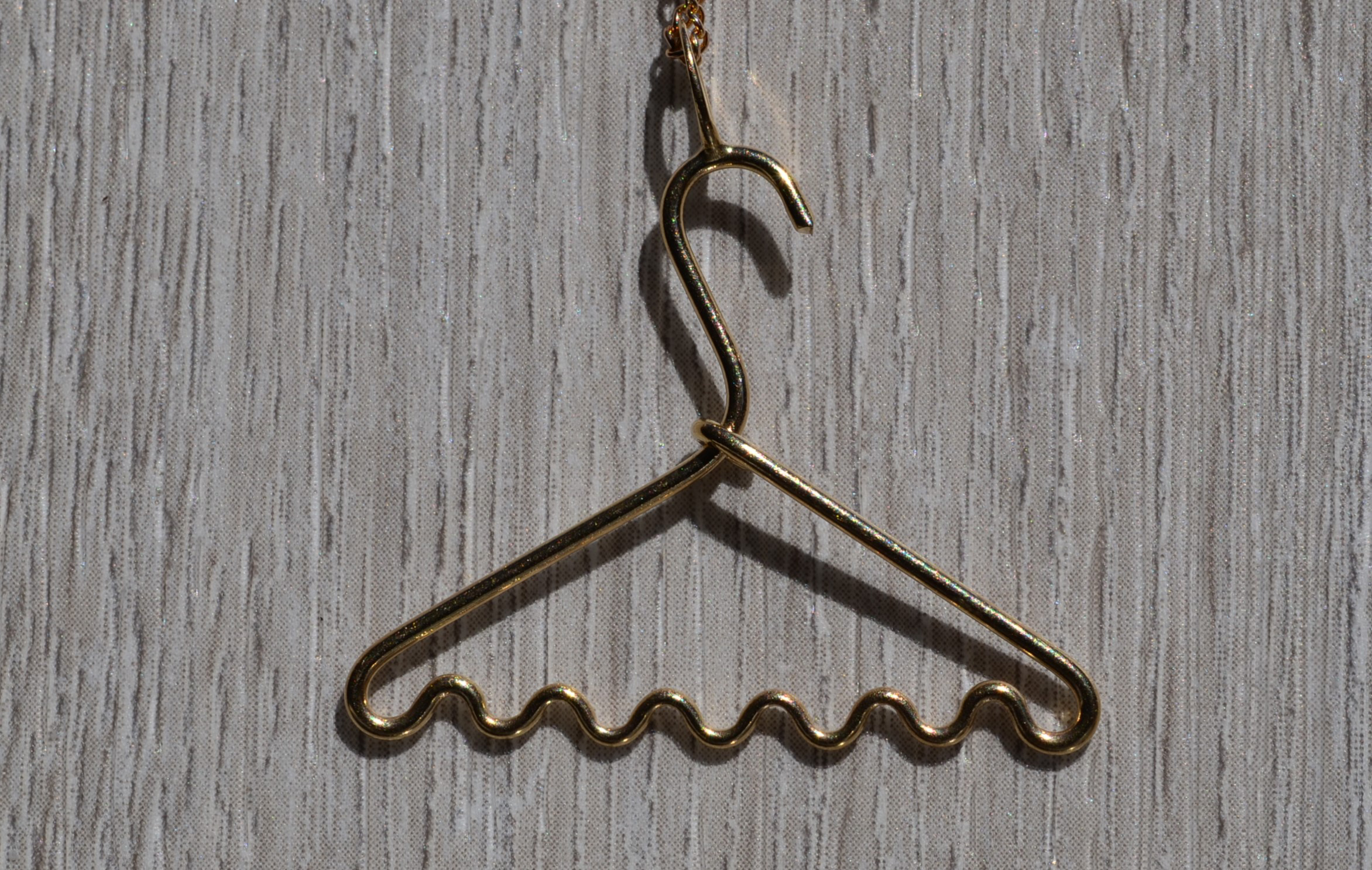 SOLD: The Calland: 14K Yellow Gold Hanger Charm Holder or Pendant - Image 3
