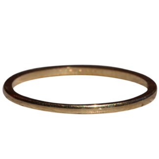 SOLD - The Sanville:  Ladies 14K Yellow Gold Signed Wedding Band