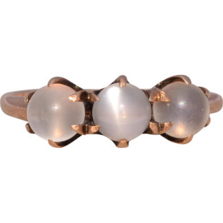 The Lunar Trio: Moonstone Ring in Yellow Gold