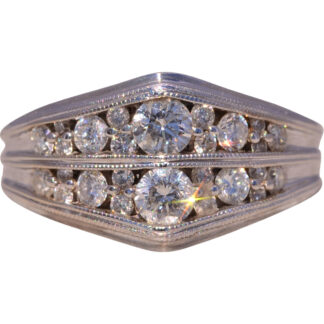 The Keepsake Sparkle: Natural Diamond Ring in White Gold