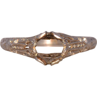 Antique Semi-Mount Ring in Gold