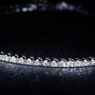 SOLD - The Maya:  1.50 Carat Diamond Tennis Bracelet in 14 Karat White Gold