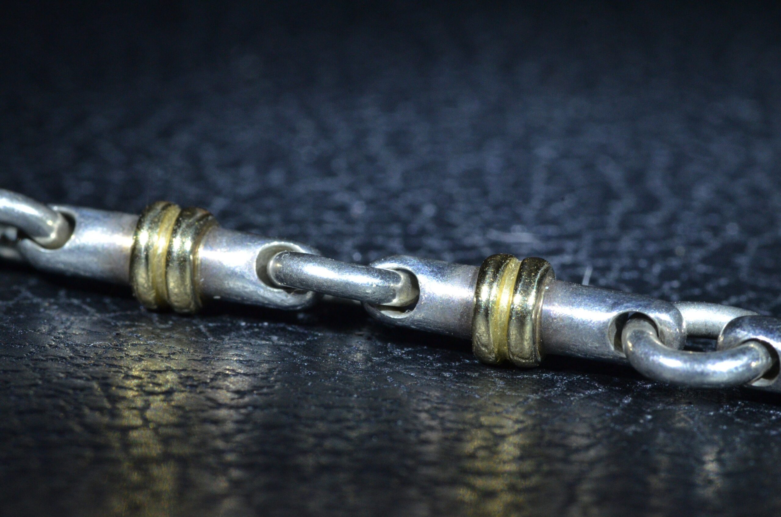 SOLD - The Valencia: Tiffany & Co. Sterling and Gold Bracelet - Image 7