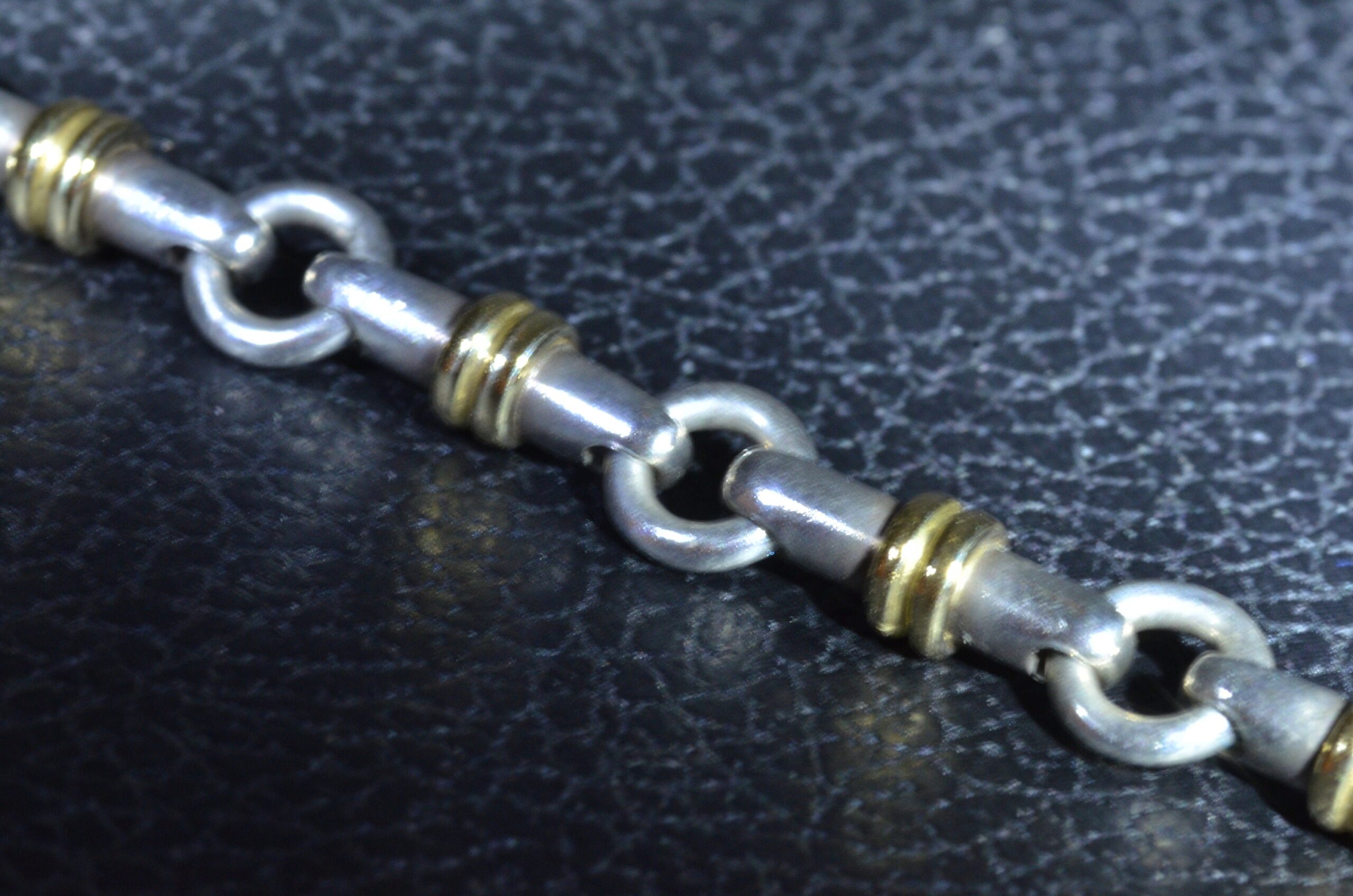 SOLD - The Valencia: Tiffany & Co. Sterling and Gold Bracelet - Image 10