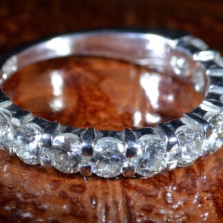 The Virginia:  Shared Prong Band Set with 1.08 Carat Total Weight in Diamonds in 14 Karat