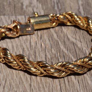 SOLD - The Venezuela:  Vintage 1980's Twisted Rope Bracelet