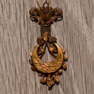 SOLD - The Lauer: Gold Filled Tassle Pendant/Brooch Combination Piece