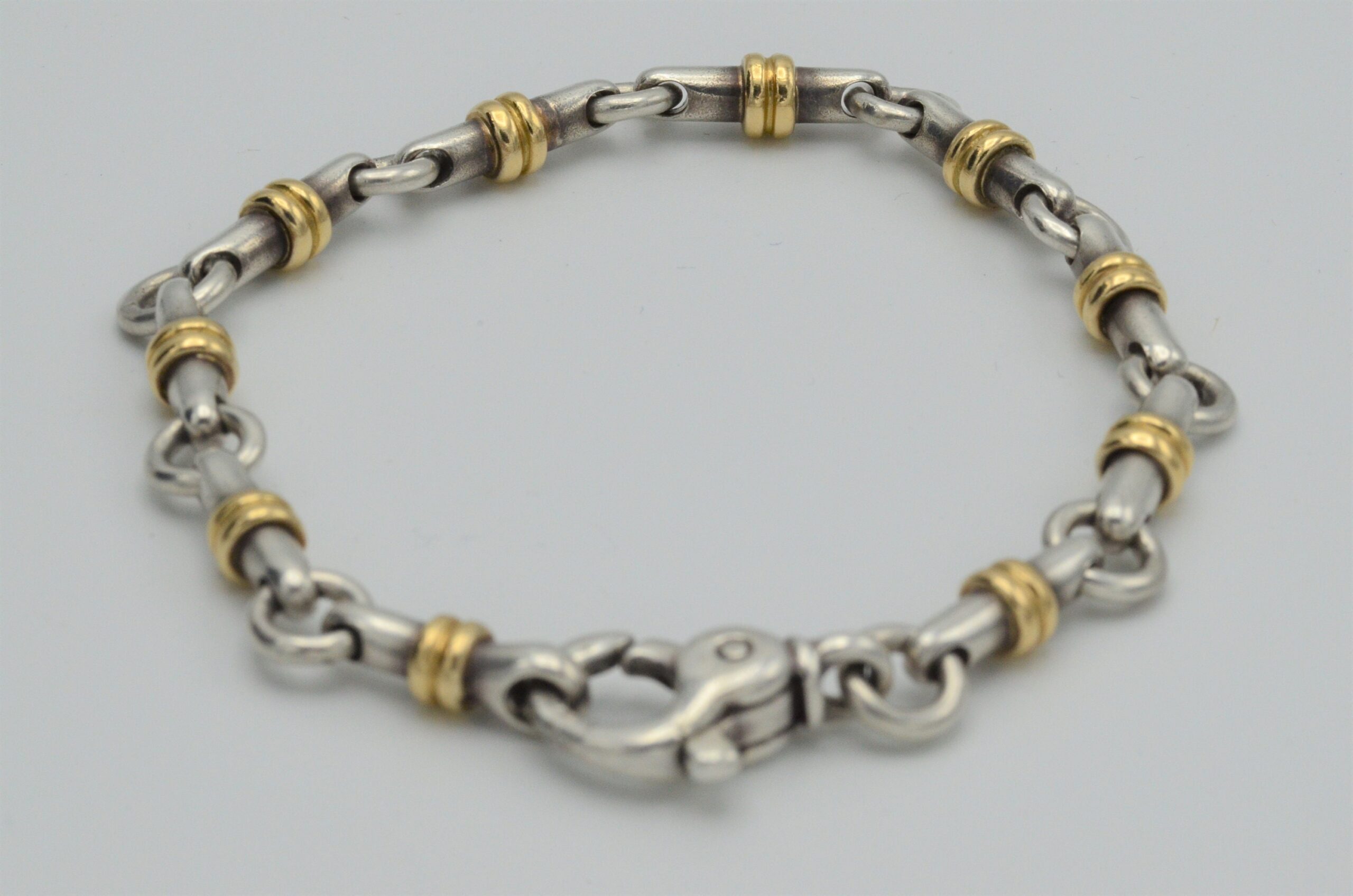 SOLD - The Valencia: Tiffany & Co. Sterling and Gold Bracelet - Image 2