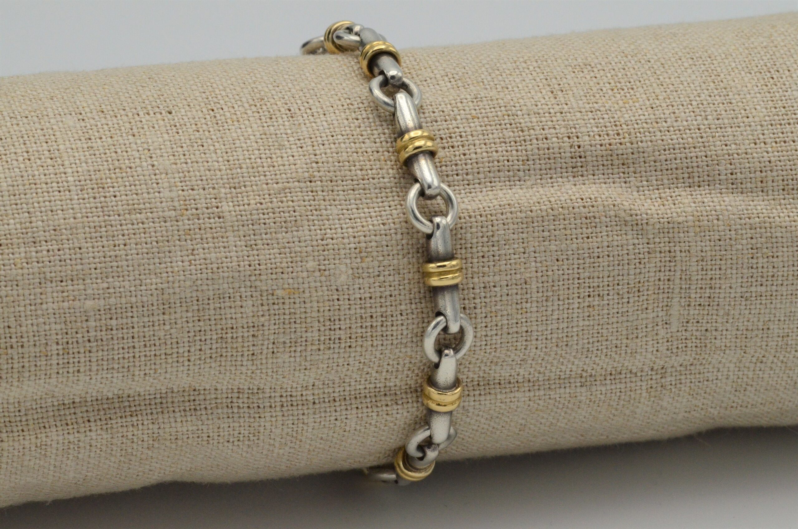SOLD - The Valencia: Tiffany & Co. Sterling and Gold Bracelet - Image 5