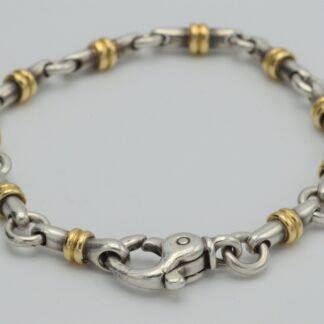 SOLD - The Valencia:  Tiffany & Co. Sterling and Gold Bracelet