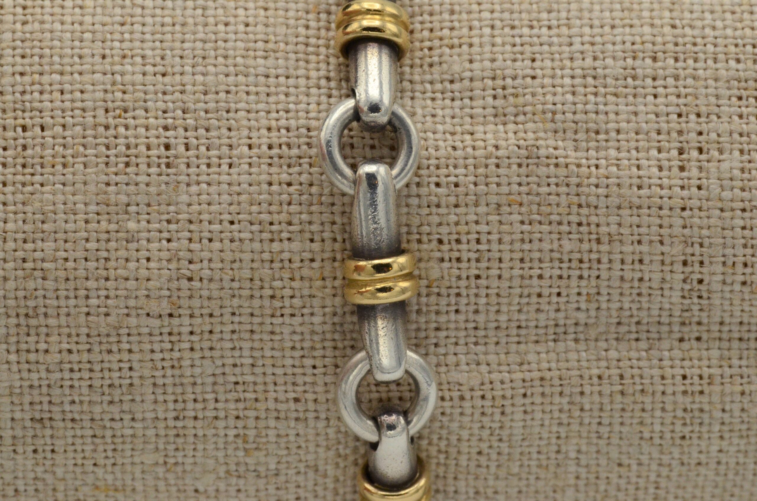 SOLD - The Valencia: Tiffany & Co. Sterling and Gold Bracelet - Image 4