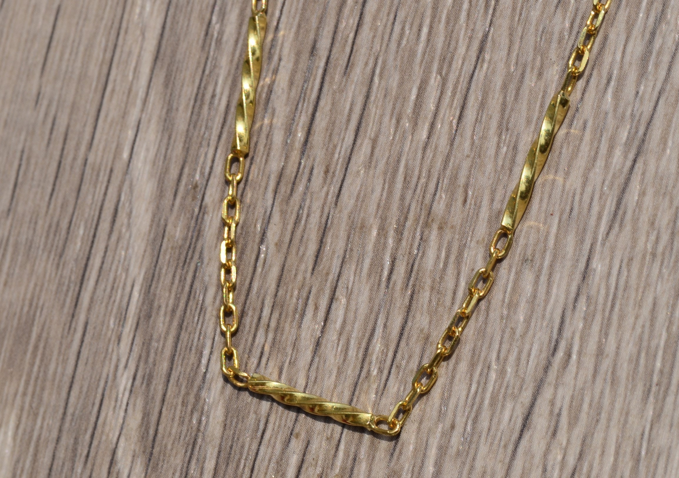 Ladies 18K Yellow Gold Specialty Chain - Image 2