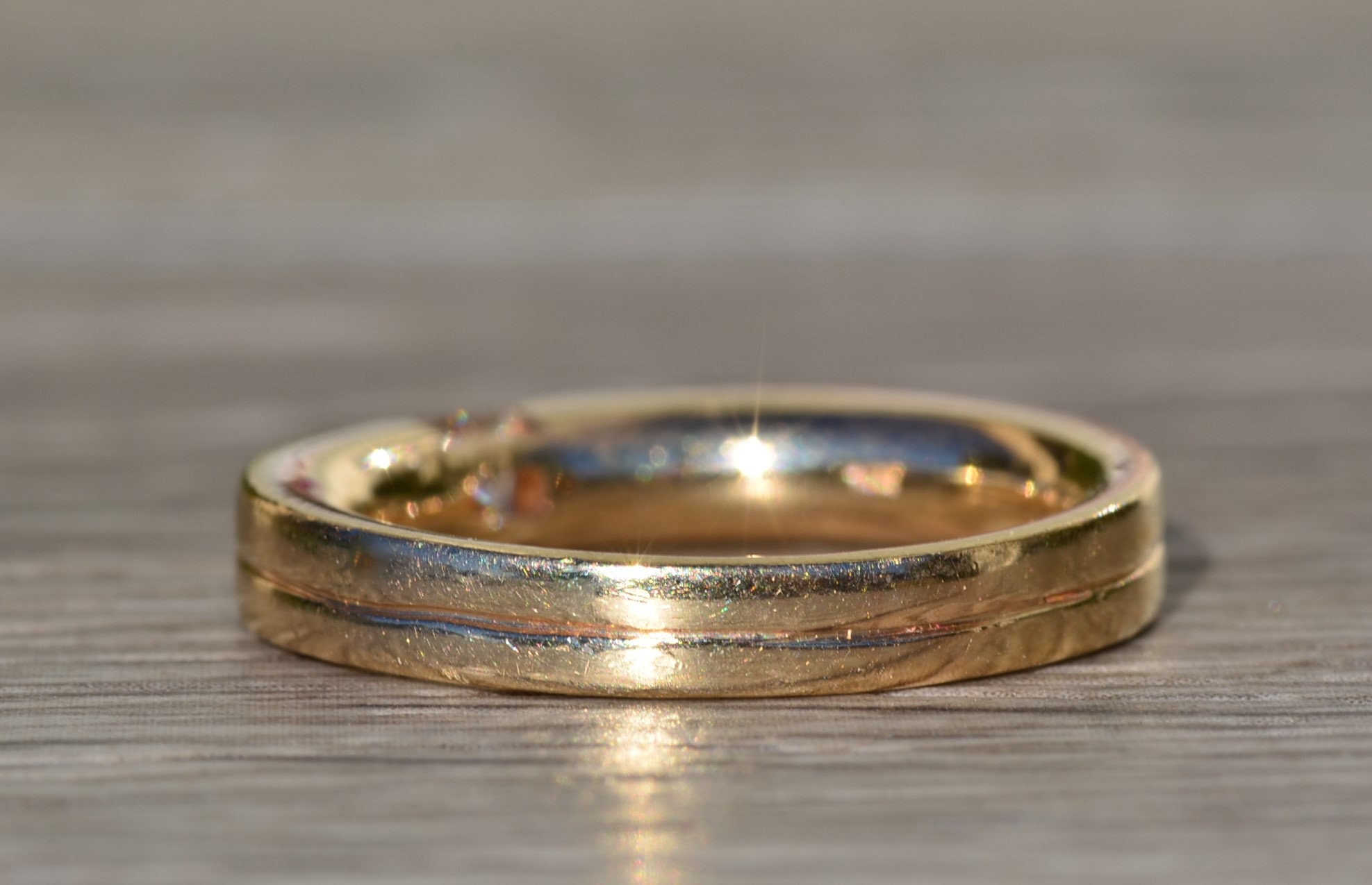 The Blissdom: Ladies 14K Gold Engagement Style Ring set with 0.31 CT Diamond - Image 4