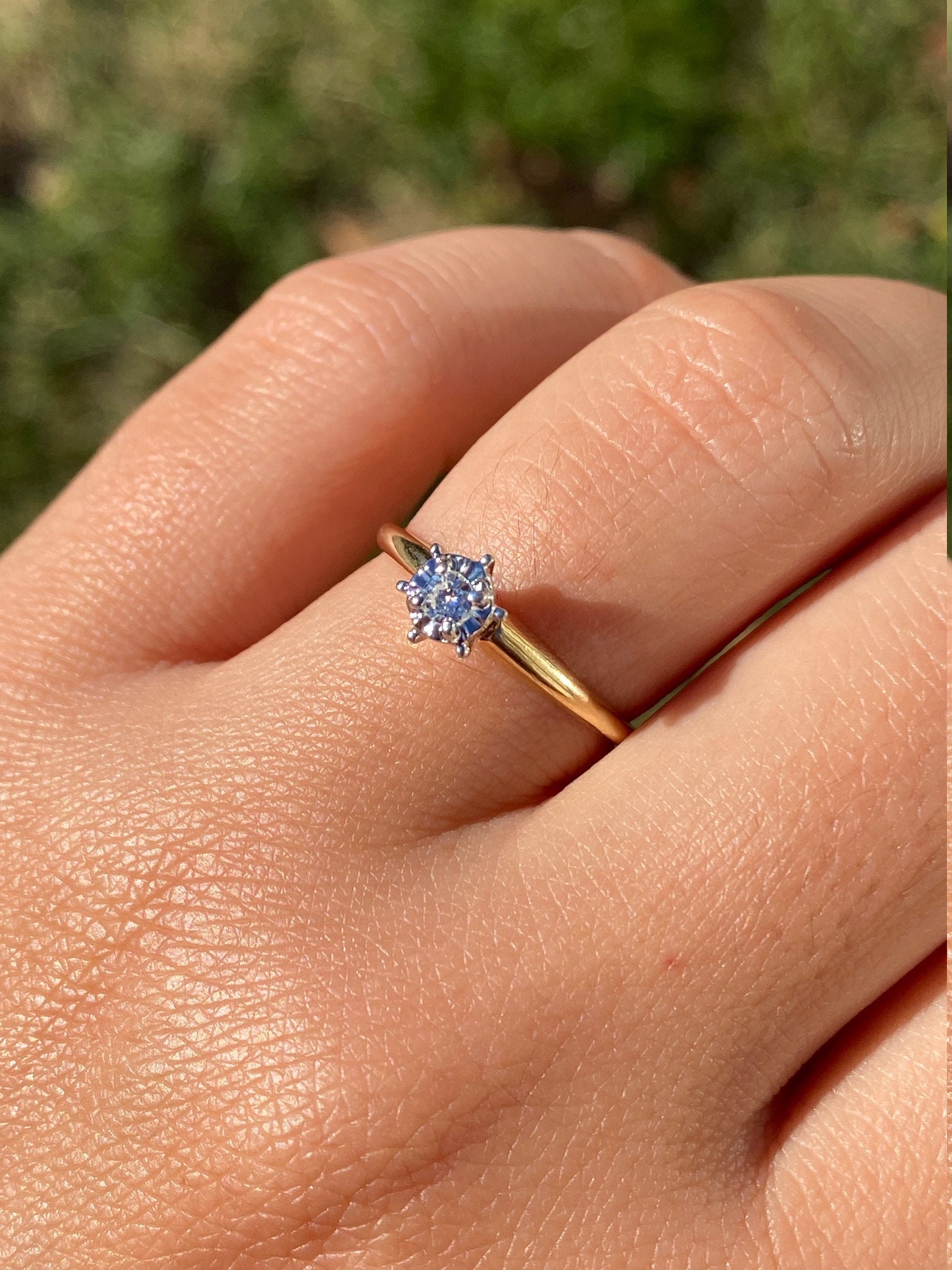 The Galewood: Ladies 14K Solitaire Engagement Ring - Image 9