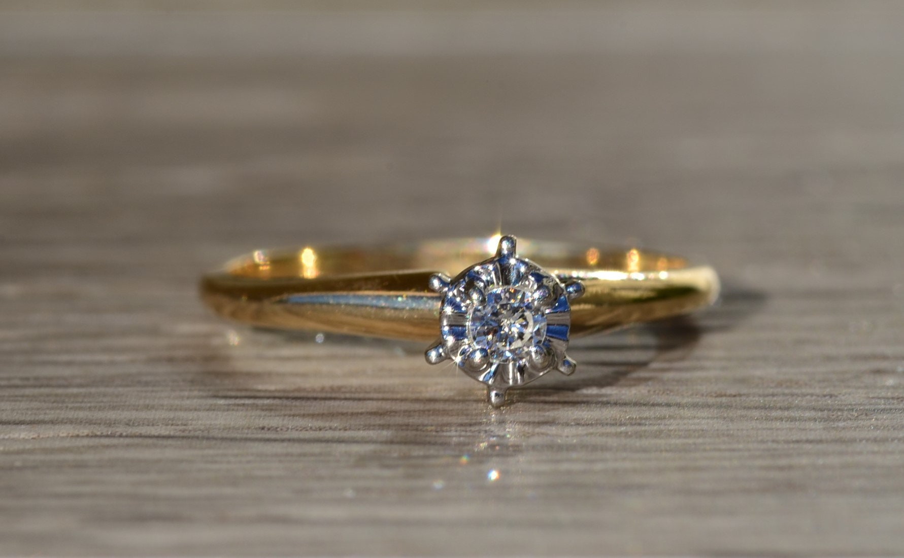 The Galewood: Ladies 14K Solitaire Engagement Ring - Image 7