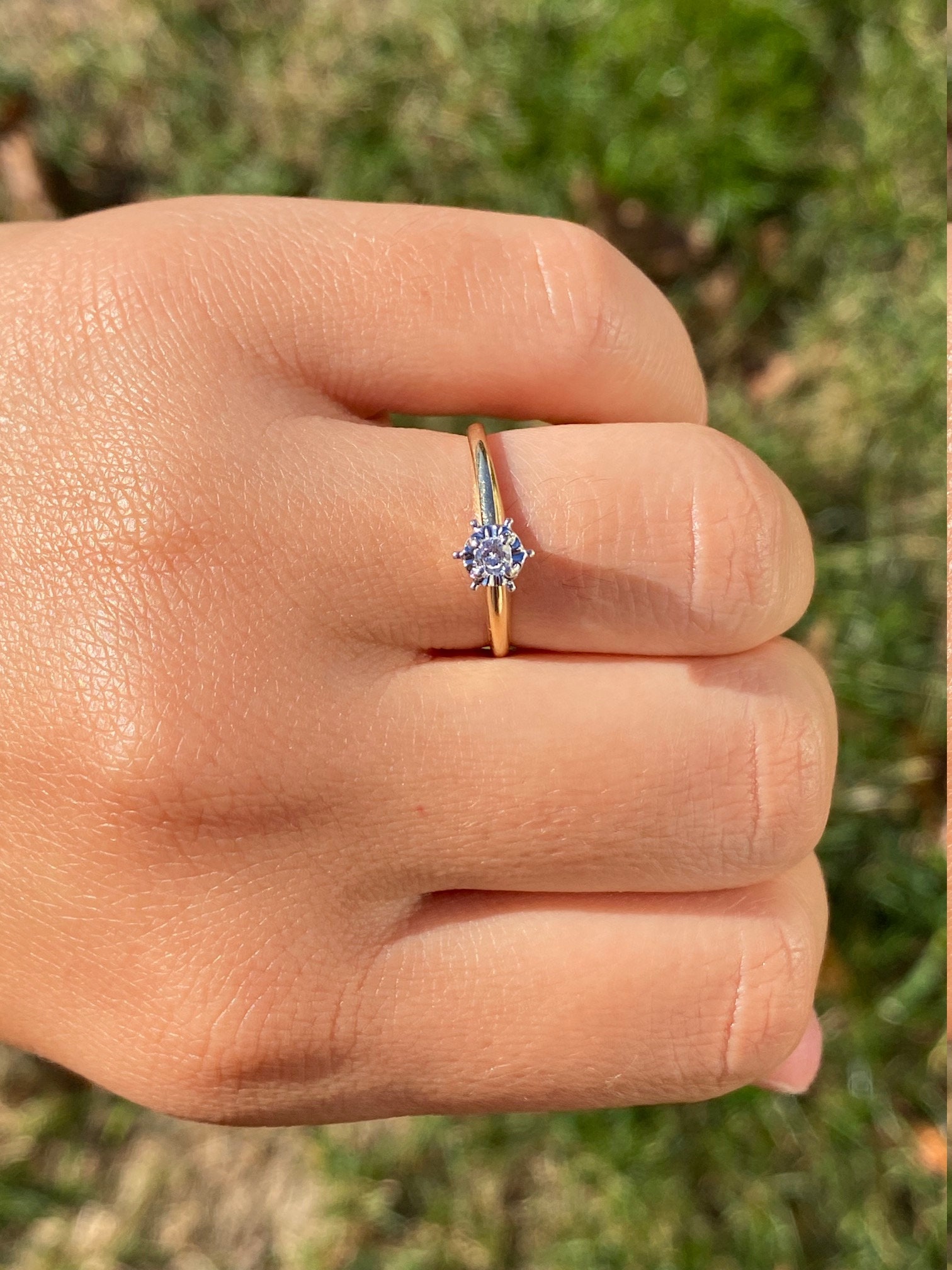 The Galewood: Ladies 14K Solitaire Engagement Ring - Image 10