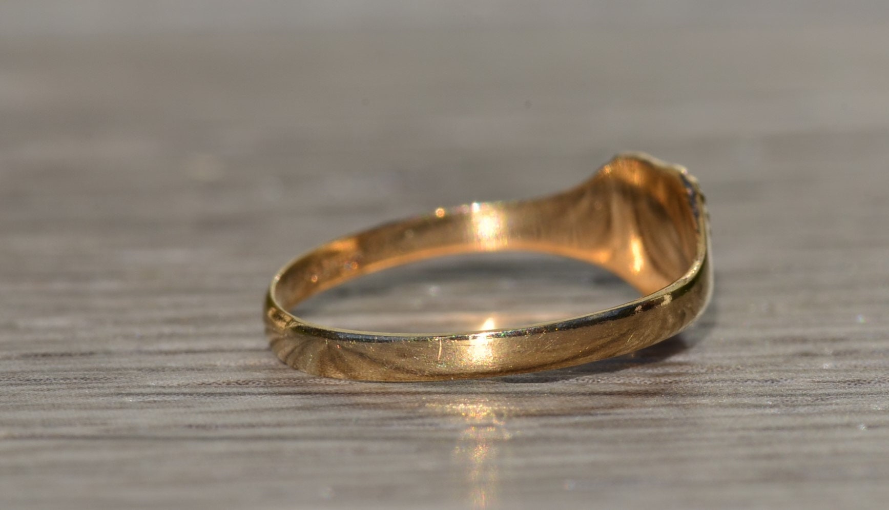 The Evart: Children's Yellow Gold Heart Ring - Image 5