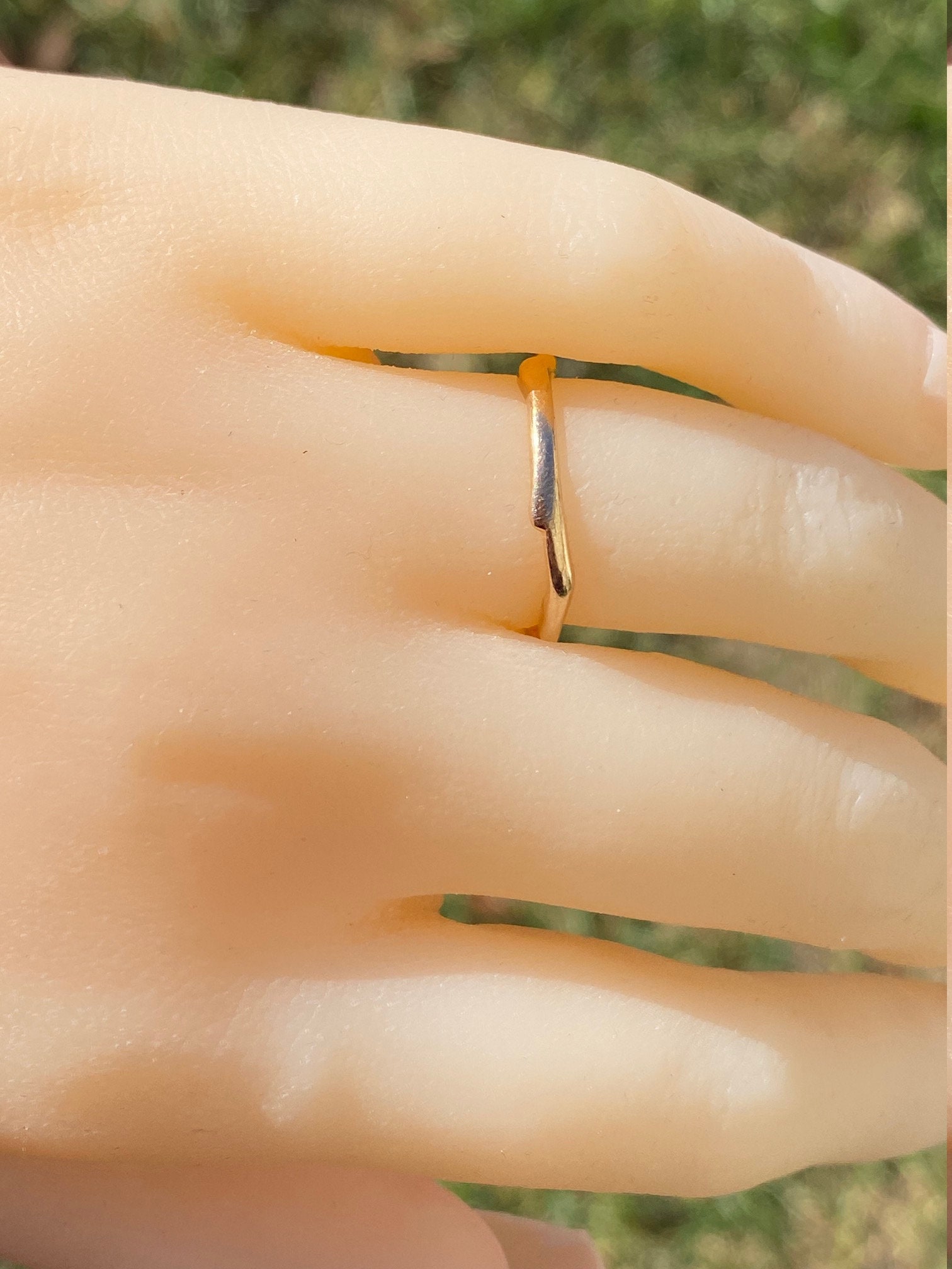 The Needville: Ladies Signed 14K Rose Gold Band set with Diamonds - Image 9