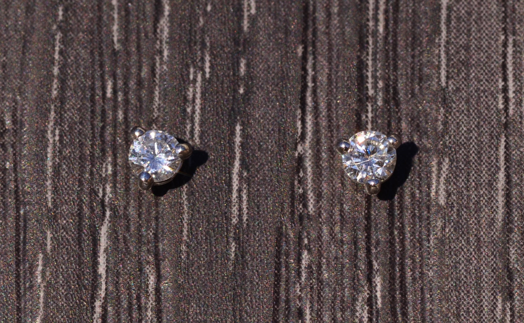 SOLD - The Byron Bay: Martini Set Natural Diamond Studs - Image 2